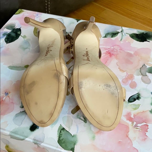 Nude Sam Edelman Strappy High Heels Size 7 - Picture 4 of 5